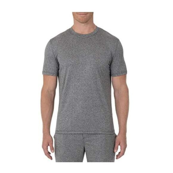 IZOD Men's Poly Rayon Sleep Top, Caviar, Medium - Picture 1 of 2